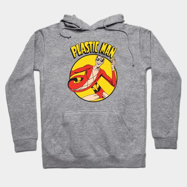 Plastic Man Hoodie by Chewbaccadoll